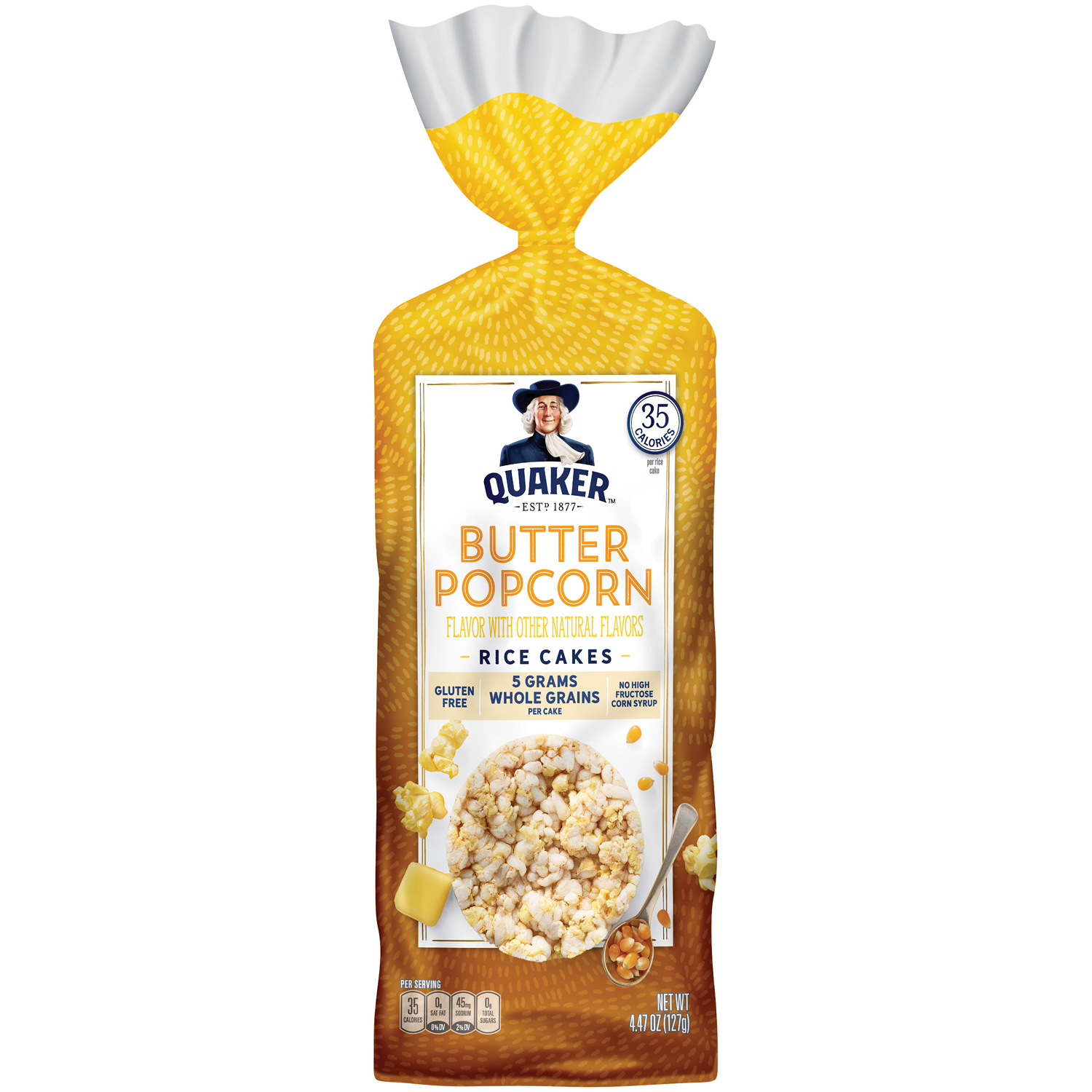 Quaker Fat Free Buttered Popped Corn Cakes