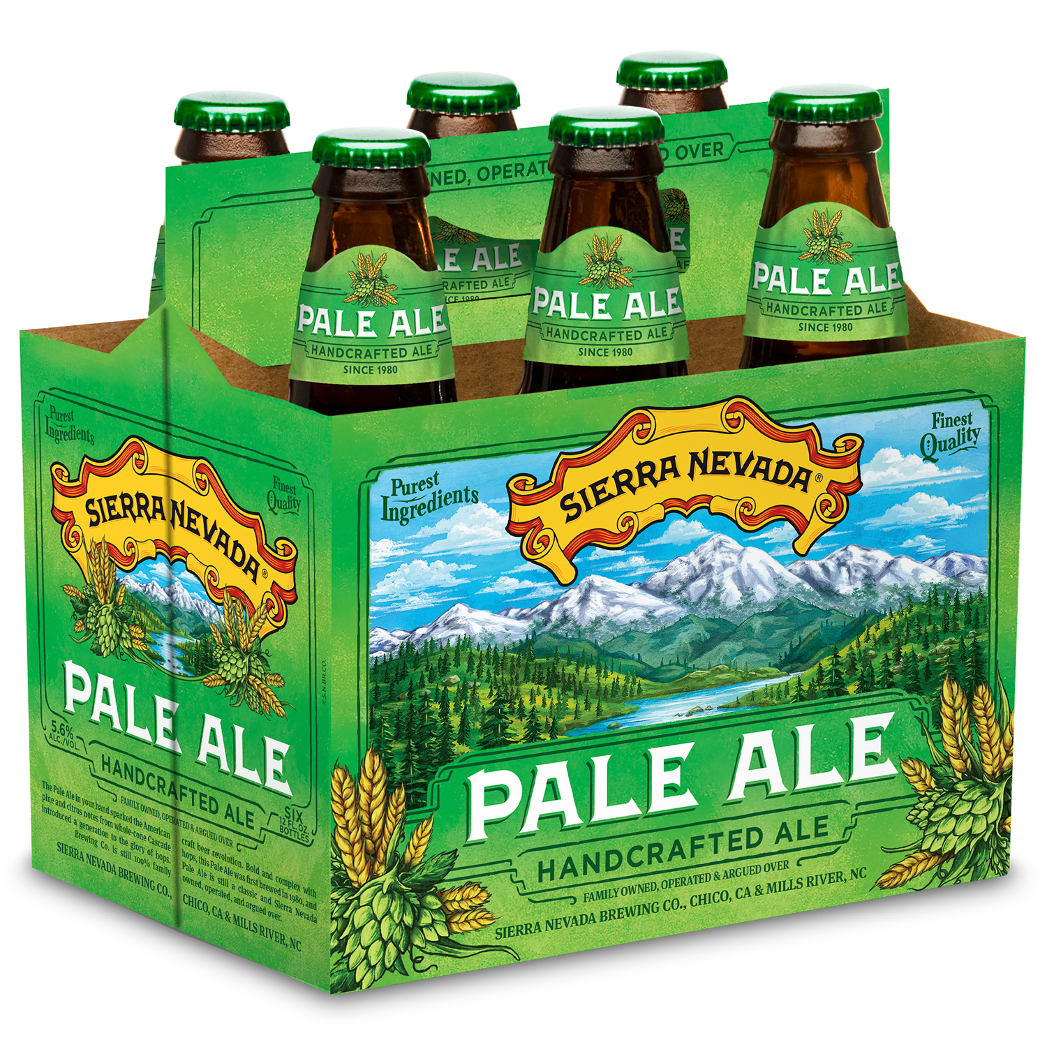 Sierra Nevada Pale Ale, Glass Bottles