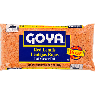 Goya Red Lentils, Dry