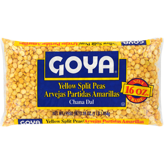 Goya Yellow Split Peas, Dry