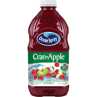 Ocean Spray Cran-Apple Juice, Plastic Bottle
