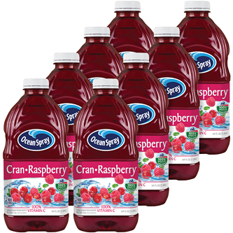 Ocean Spray Cran-Raspberry Juice Cocktail, Plastic Bottles