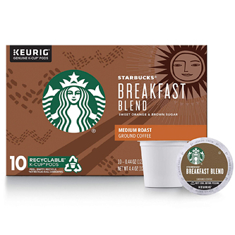 Starbucks Breakfast Blend, K-Cups