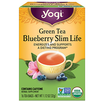 Yogi Tea Green Tea Blueberry Slim Life 