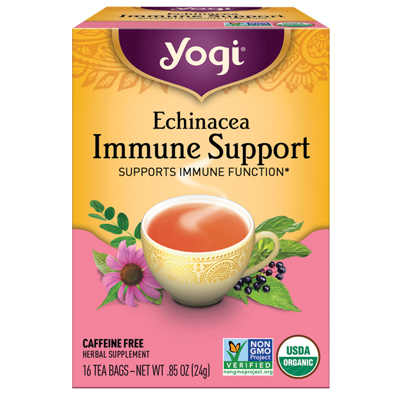 Yogi Tea Echinacea Immune Support 