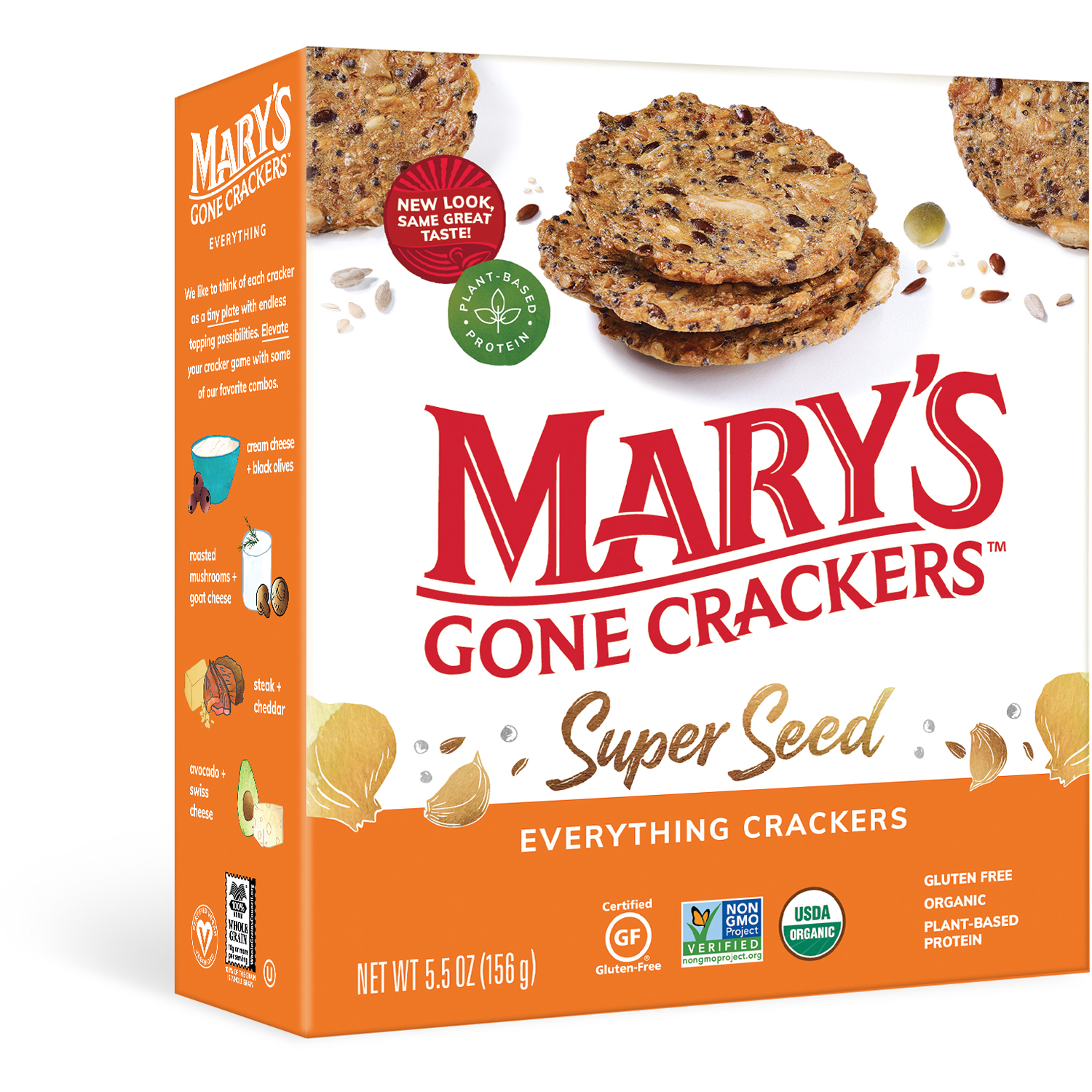 Mary's Gone Crackers Super Seed Crackers, Everything