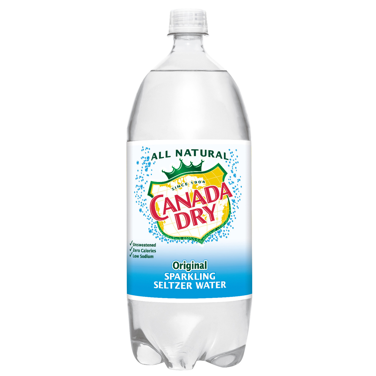 Canada Dry Sparkling Seltzer Water, Original, Plastic Bottle