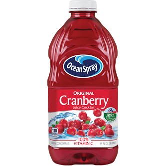 Ocean Spray Cranberry Juice Cocktail, Plastic Bottle