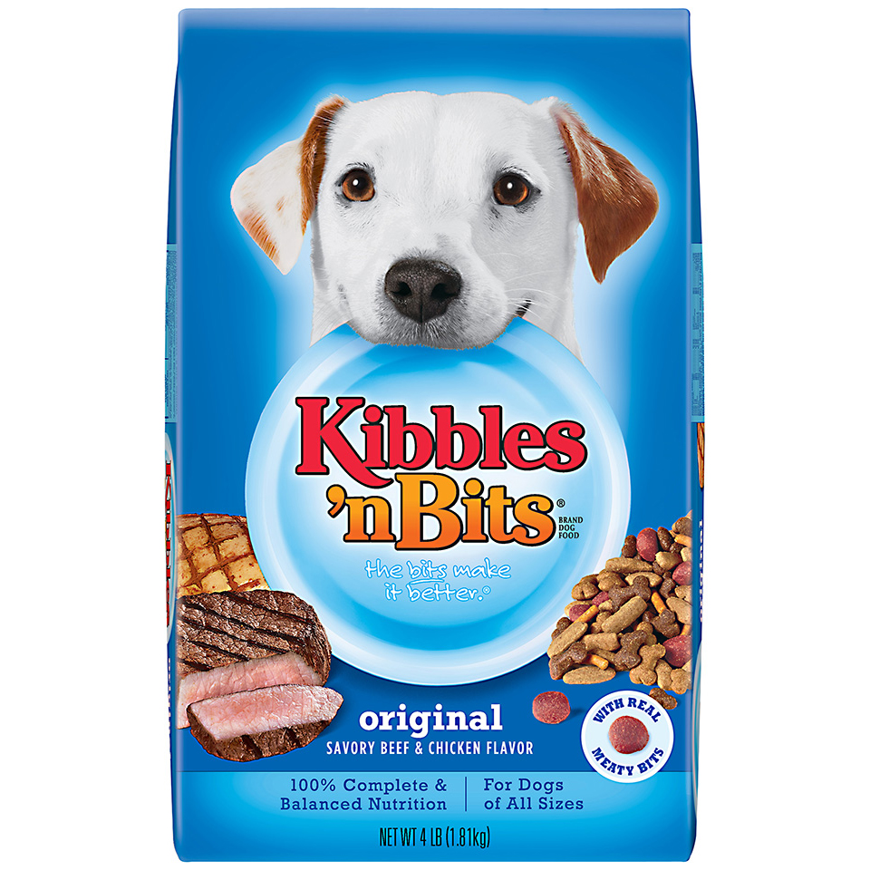 Kibbles 'n' Bits Dry Dog Food Original, Savory Beef and Chicken Flavor