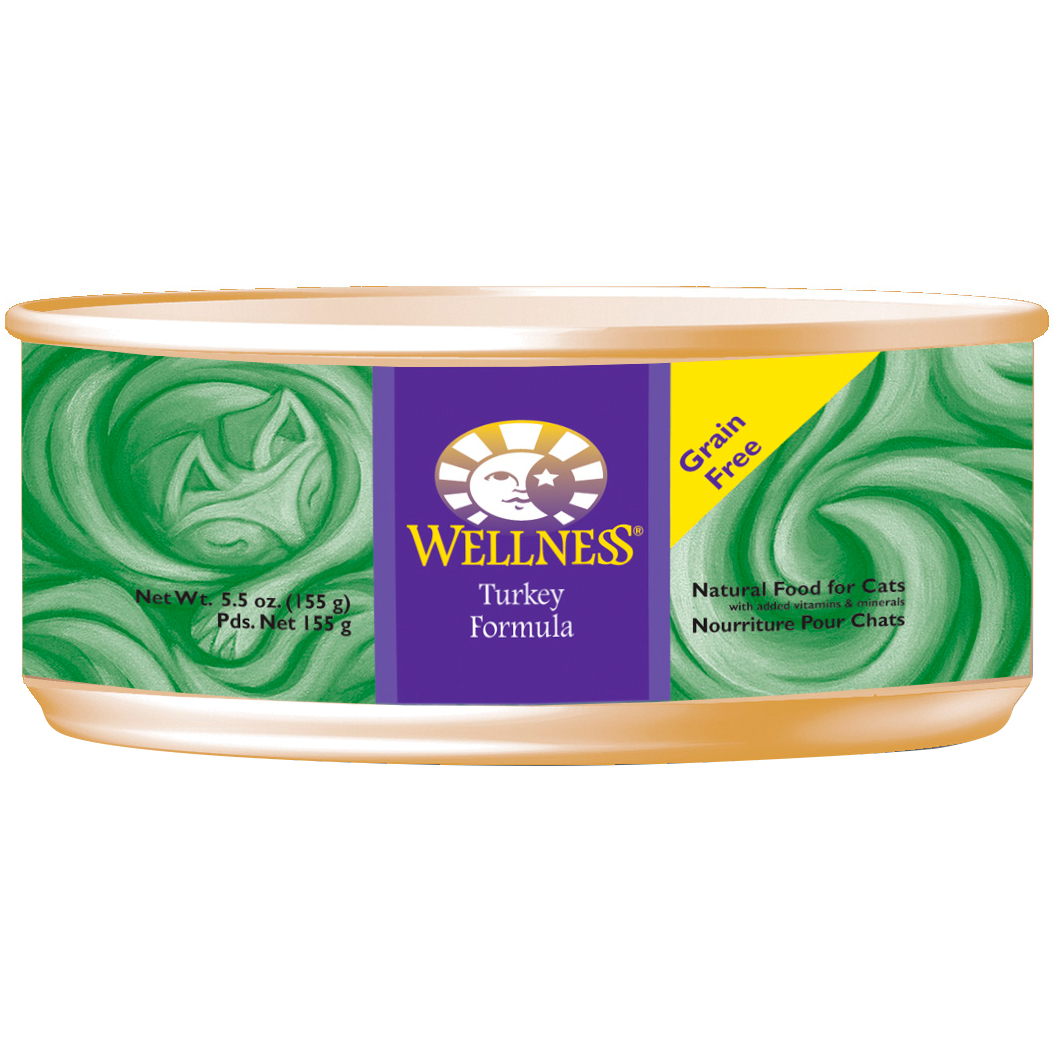 Wellness Natural Wet Cat Food, Turkey Formula