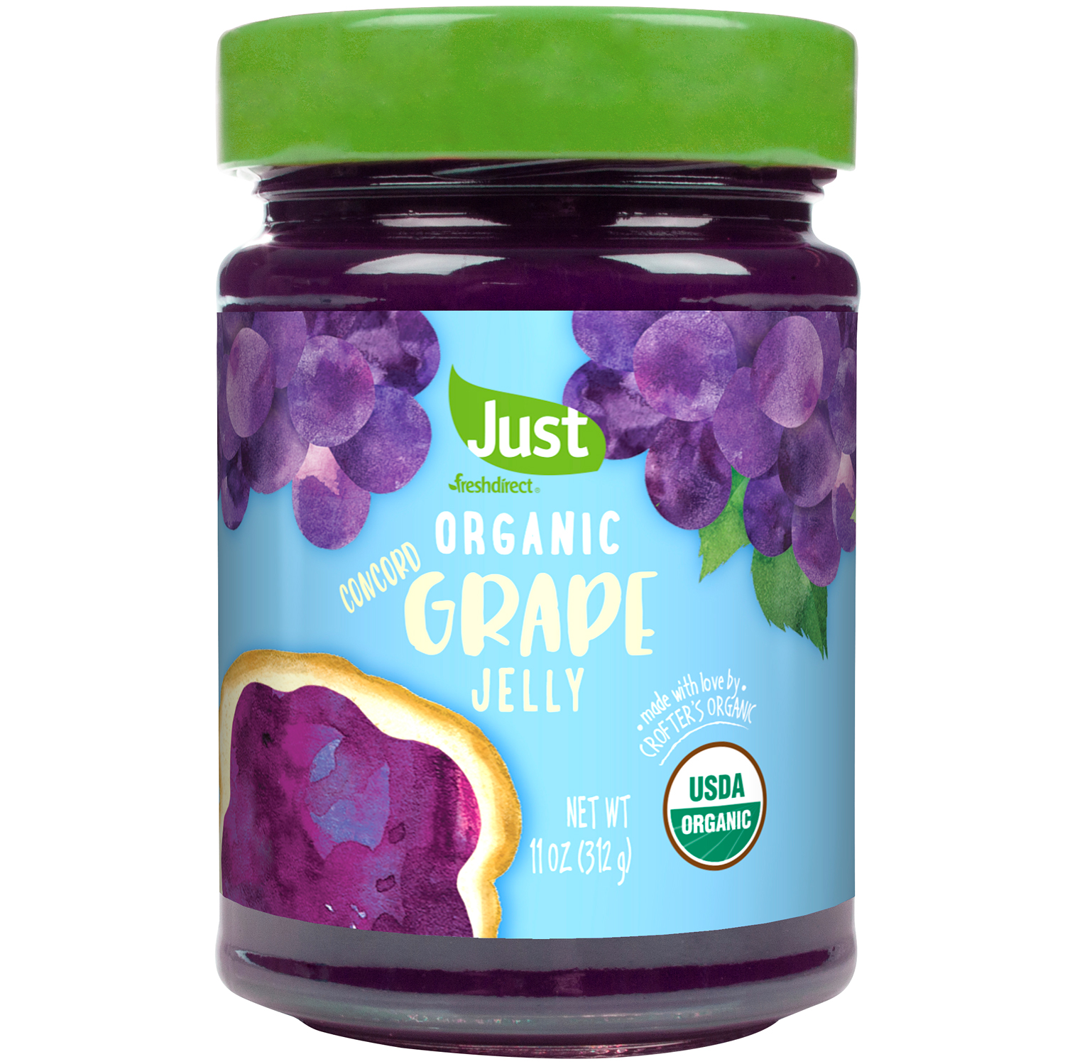 Just FreshDirect Organic Jelly, Concord Grape