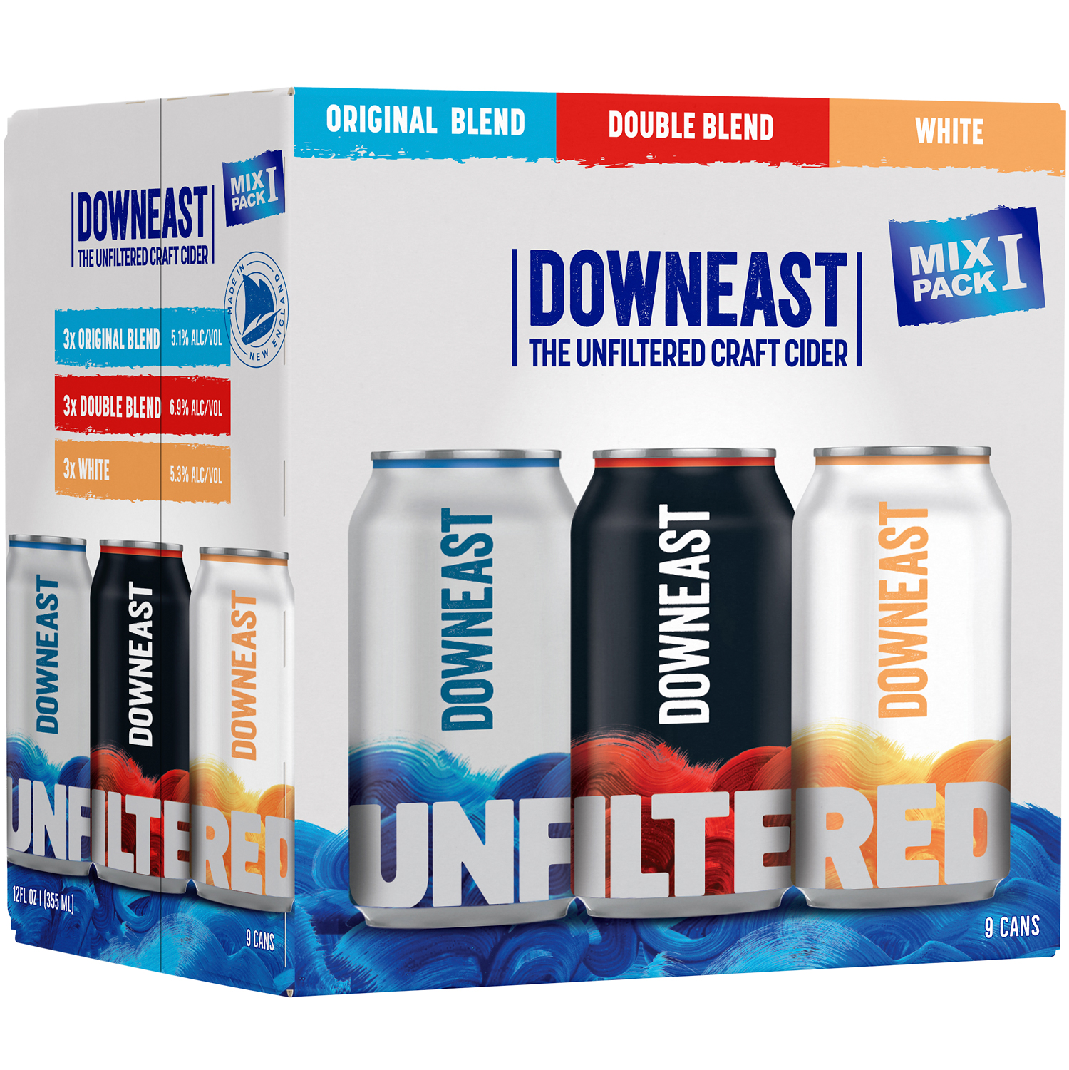 Downeast Cider House Variety Pack, Cans
