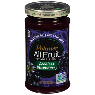 Polaner All Fruit Spreadable Fruit, Seedless Blackberry