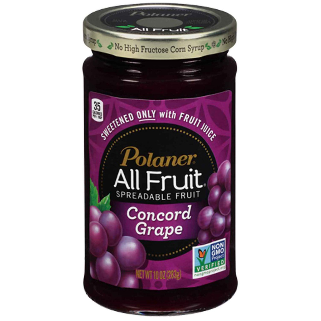 Polaner All Fruit Spreadable Fruit, Concord Grape
