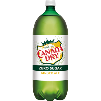 Canada Dry Zero Sugar Ginger Ale, Plastic Bottle