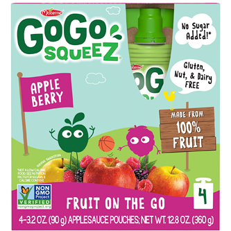 GoGo Squeez Applesauce On-the-Go, Apple Berry