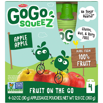 GoGo Squeez Applesauce On-the-Go, Apple Apple