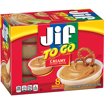 Jif Creamy Peanut Butter To Go Cups