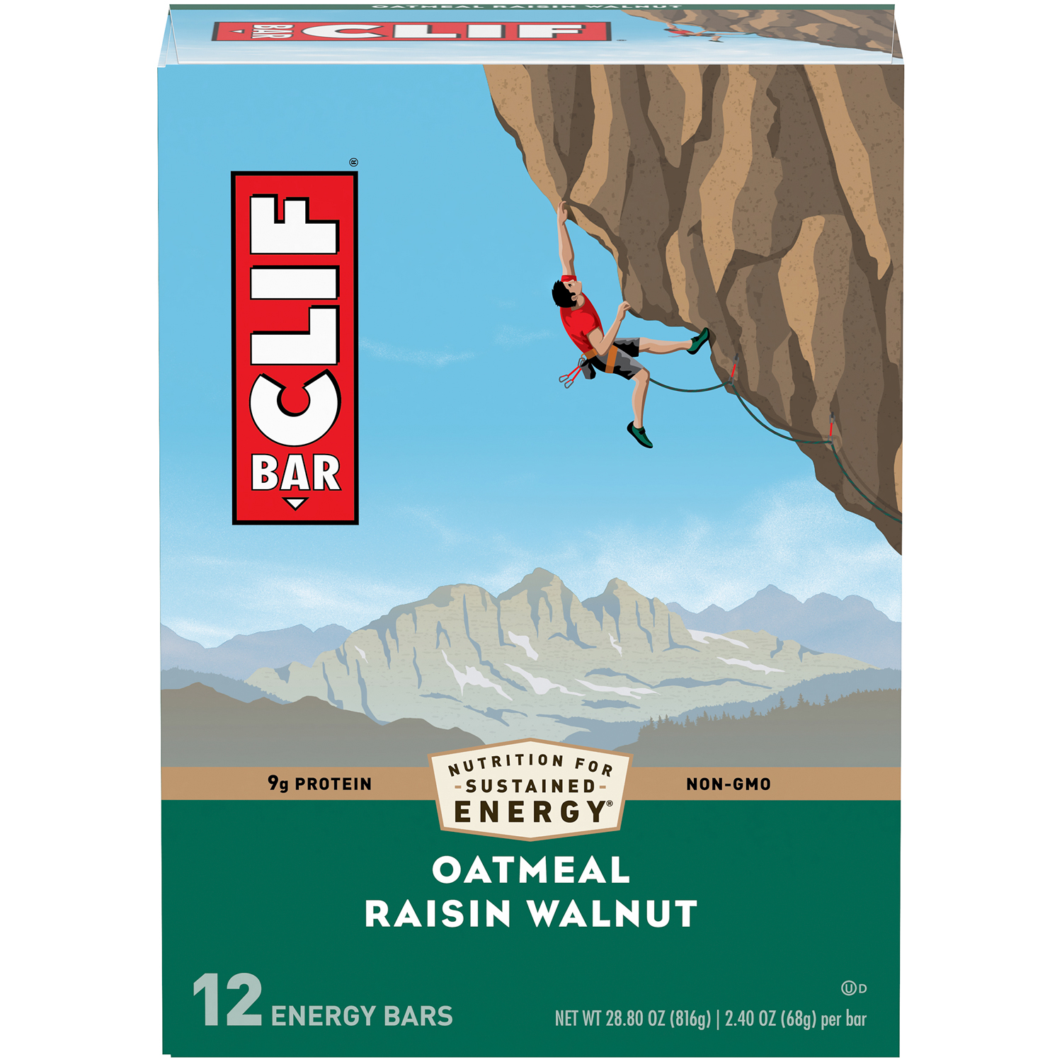 Clif Energy Bars, Oatmeal Raisin Walnut