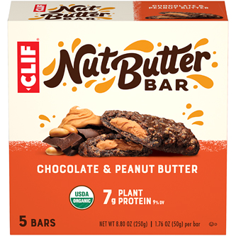 Clif Organic Nut Butter Bars, Chocolate Peanut Butter