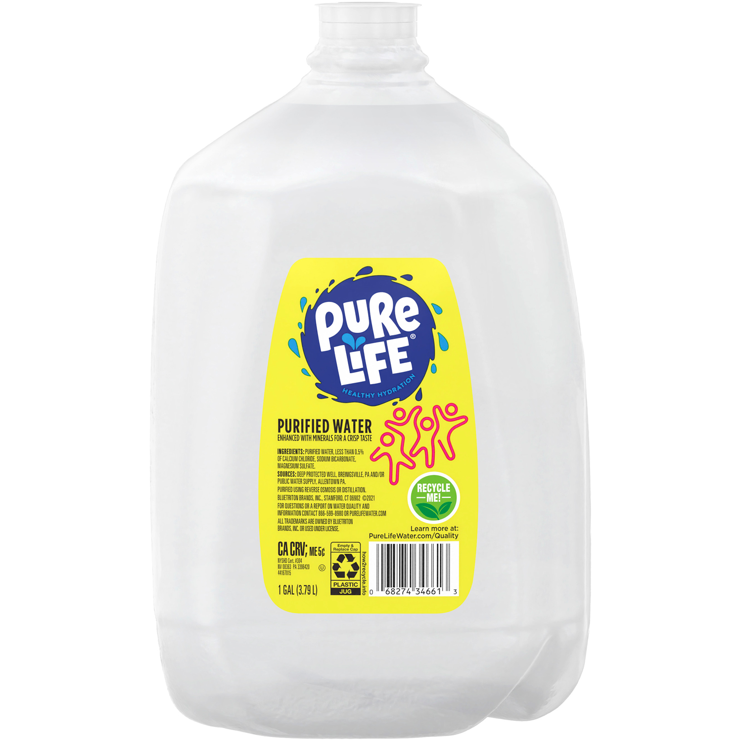 Pure Life Purified Water, Plastic Bottle