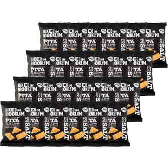 Baked In Brooklyn Pita Chips, Sea Salt, Case