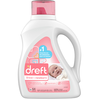 Dreft Stage 1: Newborn Liquid Laundry Detergent