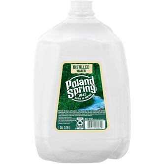 Poland Spring Distilled Water, Plastic Bottle