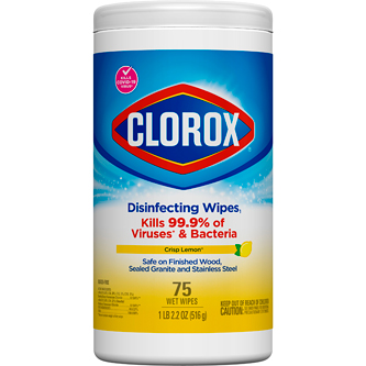 Clorox Bleach Free Disinfecting Wipes, Crisp Lemon
