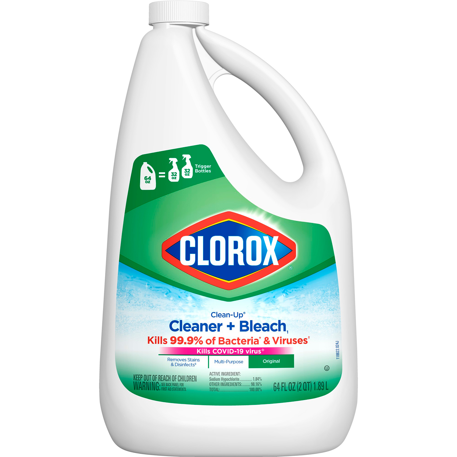 Clorox Clean-Up Cleaner with Bleach Refill, Original