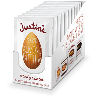 Justin's All-Natural Classic Almond Butter Squeeze Packs