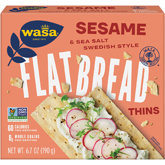 Wasa Flatbread Thins, Sesame & Sea Salt