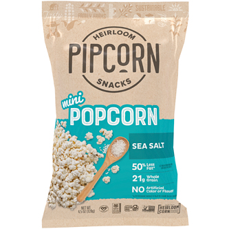 Pipcorn Mini Popcorn, Sea Salt