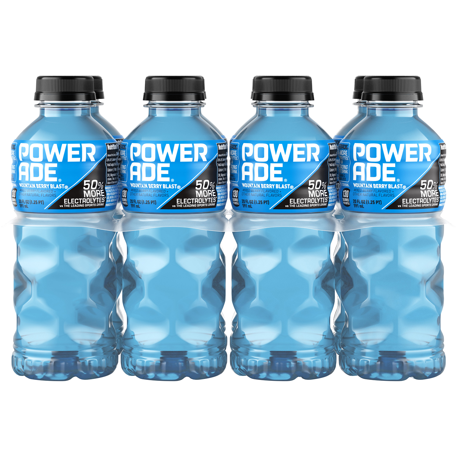 Powerade Sports Drink, Mountain Berry Blast, Plastic Bottles