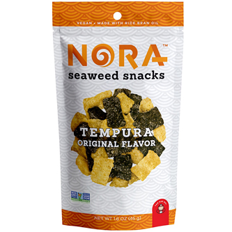 Nora Seaweed Snacks, Tempura Original Flavor