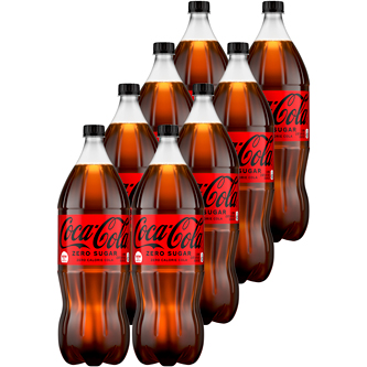 Coca-Cola Zero Sugar Cola, Plastic Bottles