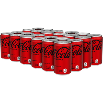 Coca-Cola Zero Sugar Cola, Cans