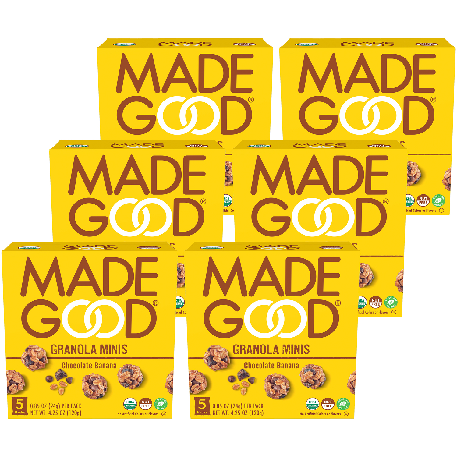 Made Good Granola Minis, Chocolate Banana, Case