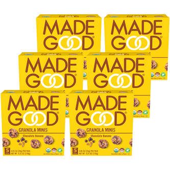 Made Good Granola Minis, Chocolate Banana, Case