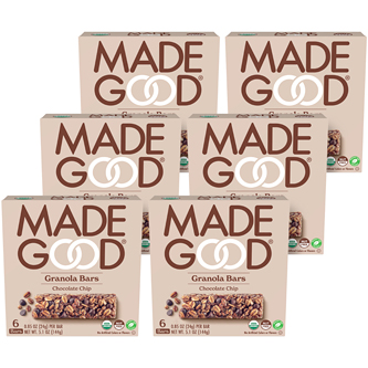 Made Good Granola Bars, Chocolate Chip, Case
