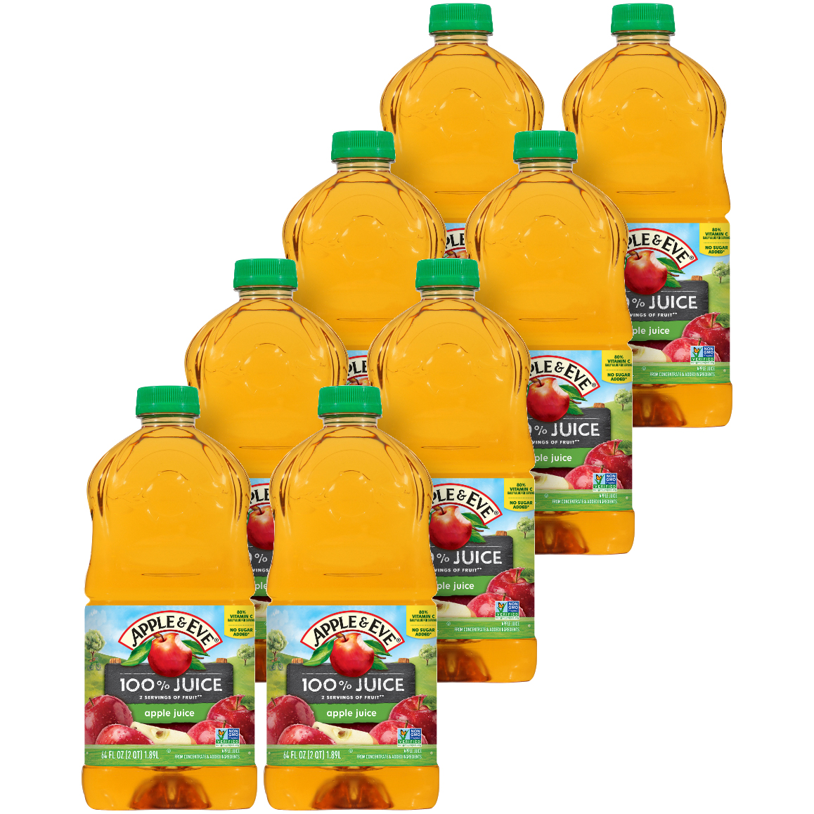 Apple & Eve Clear Apple Juice, Plastic Bottles