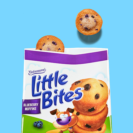 Entenmanns Little Bites Muffins, Blueberry, image 2 of 2 slides