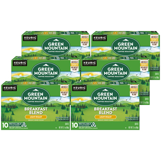 Green Mountain Coffee Breakfast Blend, K-Cups, Case