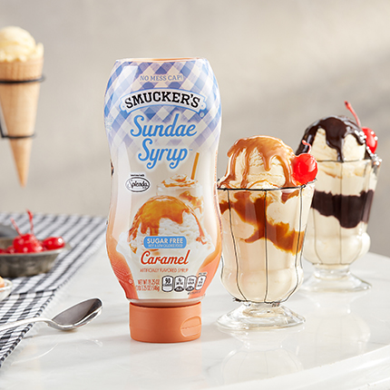 Smuckers Sundae Syrup, Caramel Flavored Syrup, image 2 of 2 slides