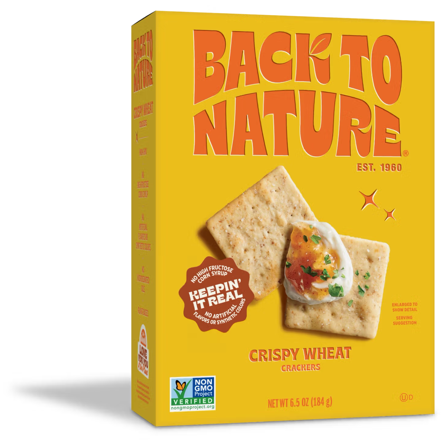 Back to Nature Crackers, Crispy Wheat