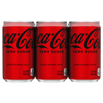 Coca-Cola Zero Sugar Cola, Cans