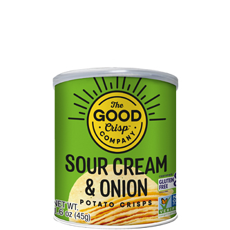 The Good Crisp Co. Potato Crisps, Sour Cream & Onion