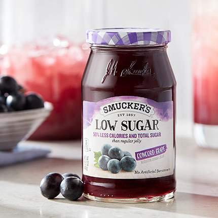Smuckers Low Sugar Grape Jelly, image 2 of 2 slides