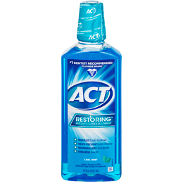 ACT Restoring Anticavity Fluoride Mouthwash, Cool Splash Mint
