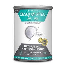 Designer Whey Protein Powder, Plain and Simple